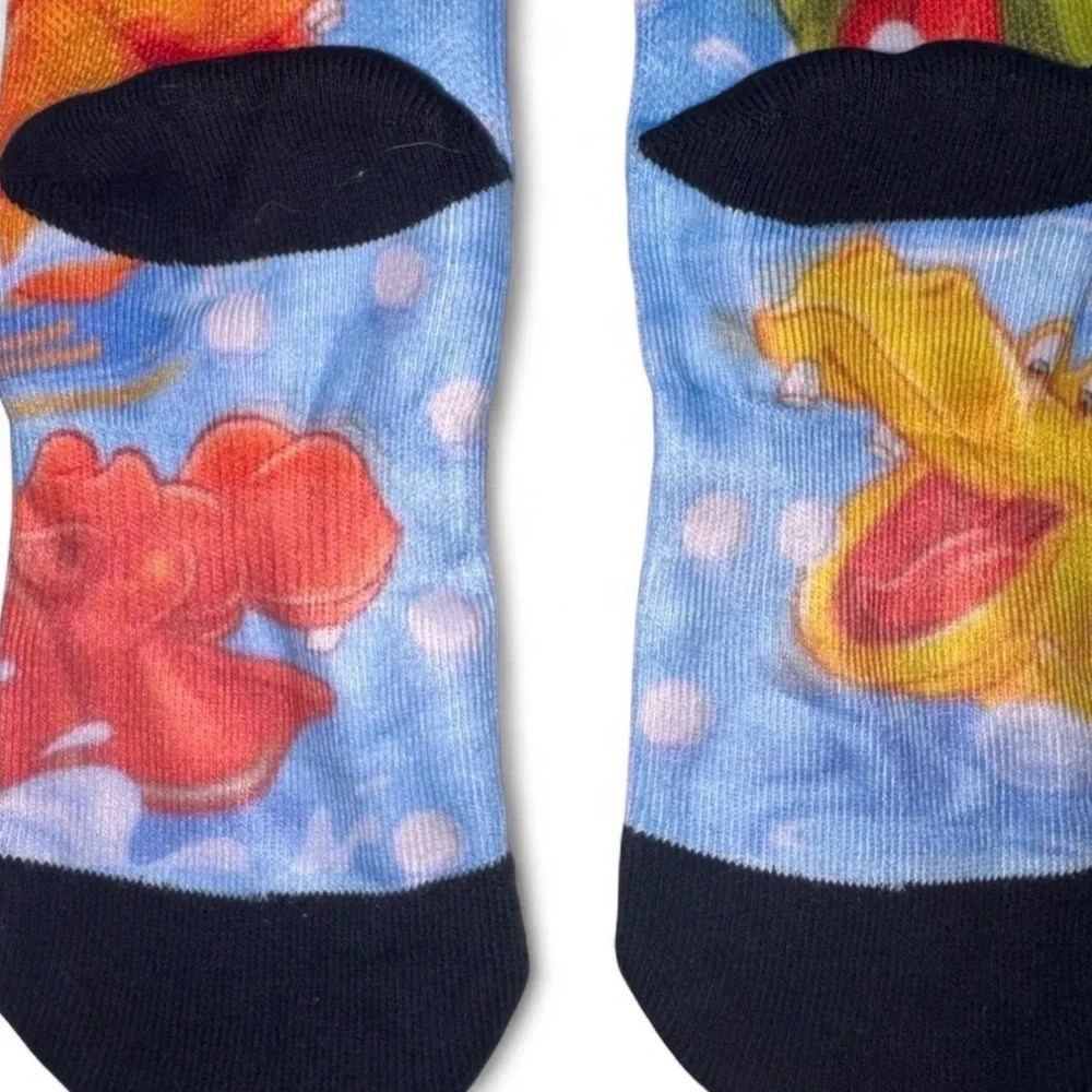 Hasbro Hungry Hungry Hippos Boys Crew Socks Size L/XL Fresh Brand Retro